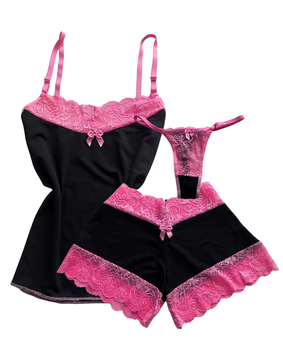 Trio Baby Doll com Tanga