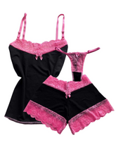Trio Baby Doll com Tanga